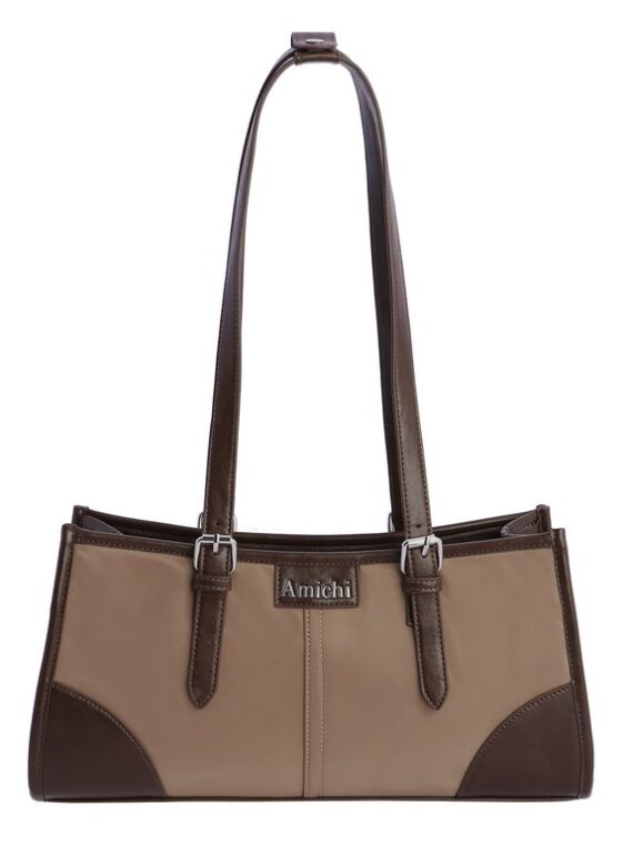 BOLSO HOMBRO TAUPET BEIG AMICHI